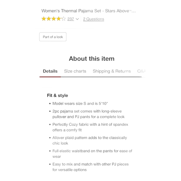 NWT Women's Thermal 2 piece Holly Berry Thermal Pajamas Size XL - Picture 12 of 16